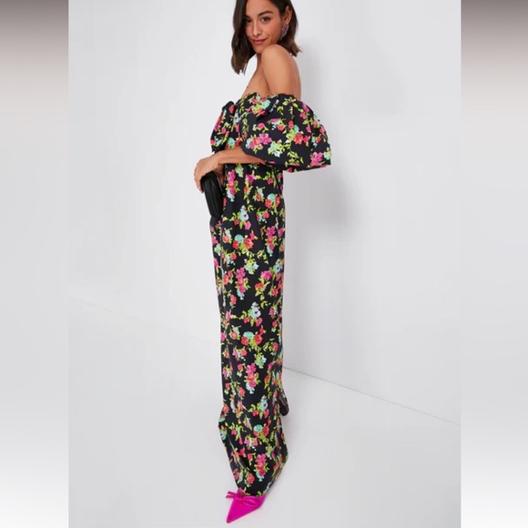 Caroline Constas Reyna Floral Off-Shoulder Maxi Dress - Picture 2 of 8